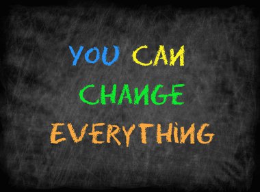 Her şeyi değiştirebilir kavramı.