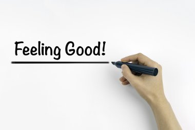 El işareti yazı ile: duygu iyi!