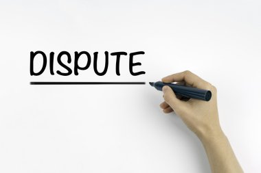 El işareti yazı ile: anlaşmazlığı