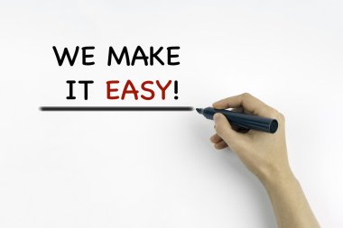 El ile işaret yazma - biz yapmak çok kolay!