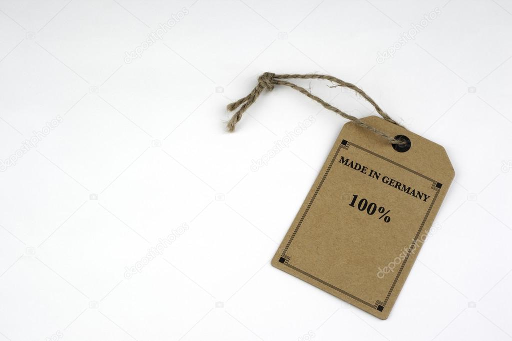Cardboard price tags - made in Germany
