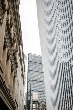 Uzun Cam ve Taş Ofis Binaları ile Modern Şehir Mimarisi.