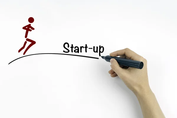 Start-up on a white background — Stock Photo, Image