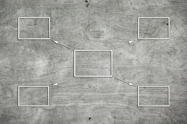 diagram of distribution on a gray background