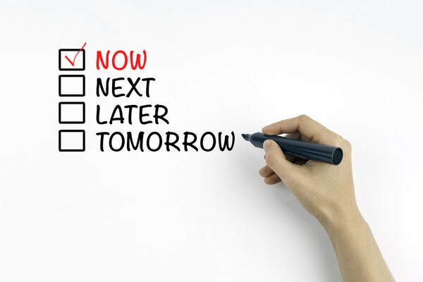 Рука с маркером
