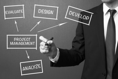 Proje Yönetimi, iş ürün develo yazma iş adamı