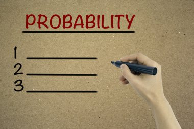 El işareti ile. Olasılık boş liste, iş kavramı