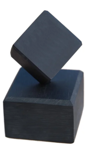 Black cubes — Stock Photo, Image