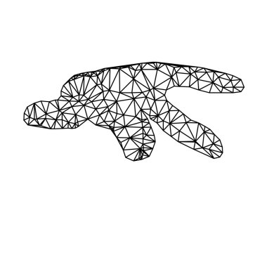 geometrik poligonal el