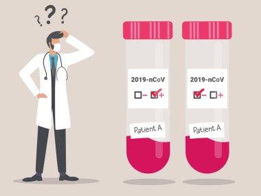 Coronavirus hastalarından biri pozitif ve negatif test sonuçları aldı, doktorlar sonuçlar konusunda şaşkındı, covid-19 test kiti doğru bir kavram değildi.