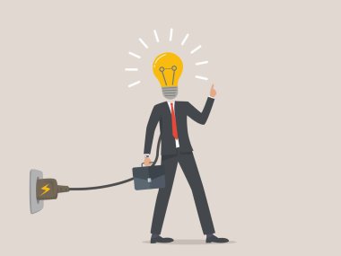 Düşünme, fikir, başarı, arama, iş konsepti, iş adamı beyin fırtınası, 