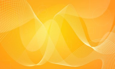 Soyut çizgili turuncu geometrik şekil arkaplanı
