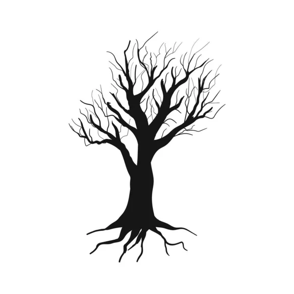 Абстракция Иллюстрации Мёртвого Дерева — стоковый вектор