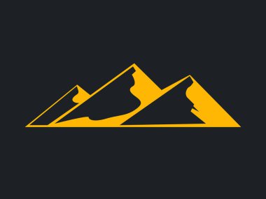 Dağ ikonu, basit dağ zirveleri