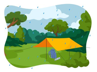 Kamp ya da hayatta kalma planlarında esnek barınaklar