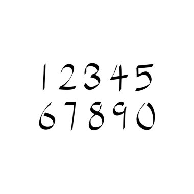 Kalemle yazılmış sayılar kümesi