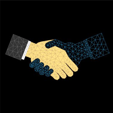 iş el sıkışma sembol