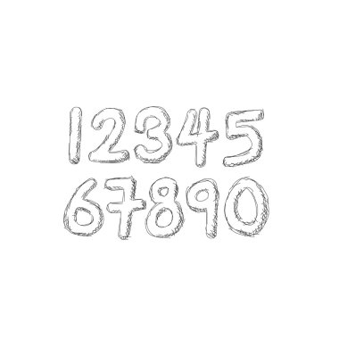 Kalemle yazılmış sayılar kümesi