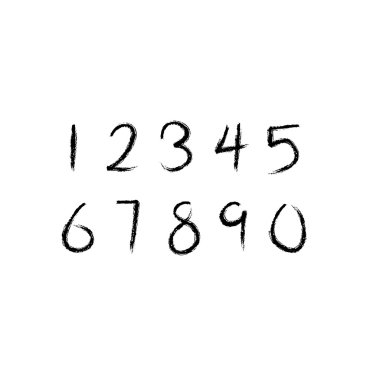 Kalemle yazılmış sayılar kümesi