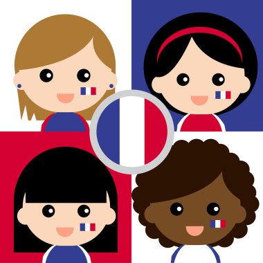 Mutlu Fransız taraftar grubu