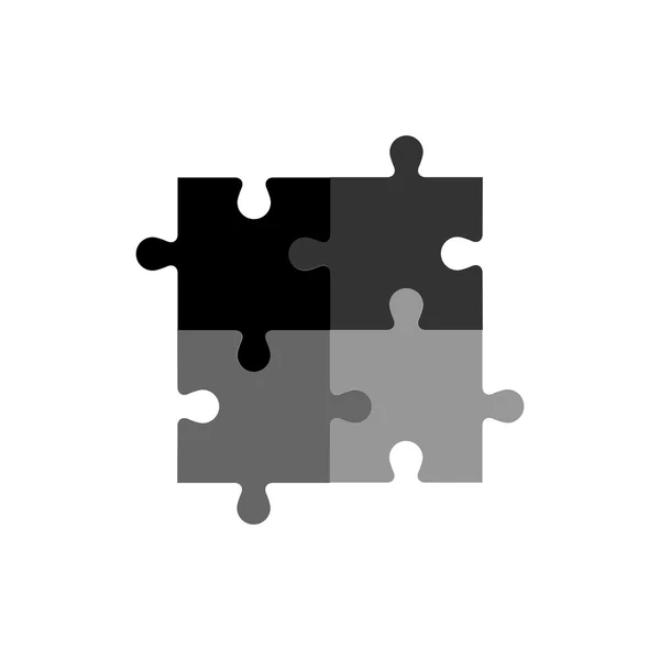 抽象的なパズルのテンプレート. — ストックベクタ