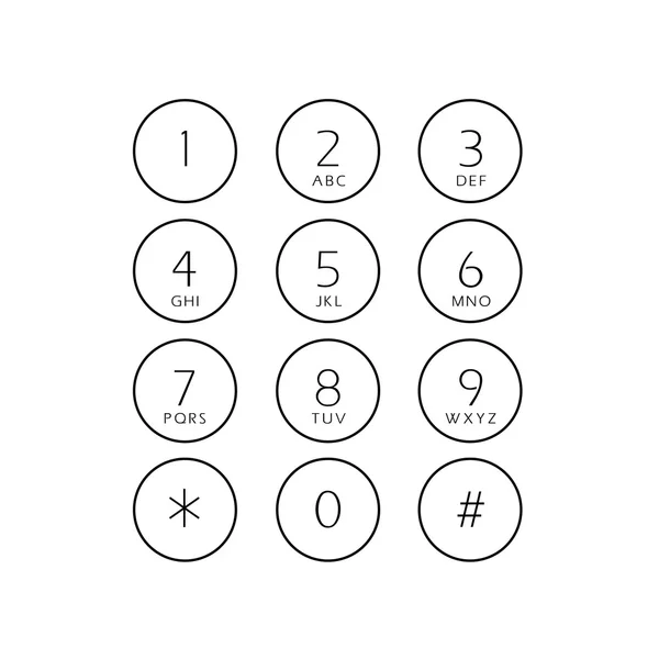 soyut düz kullanıcı arayüzü tuş takımı