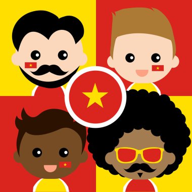Mutlu Vietnam taraftar grubu