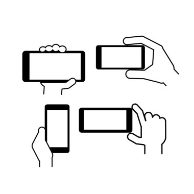 Set - el cihazı tutarak