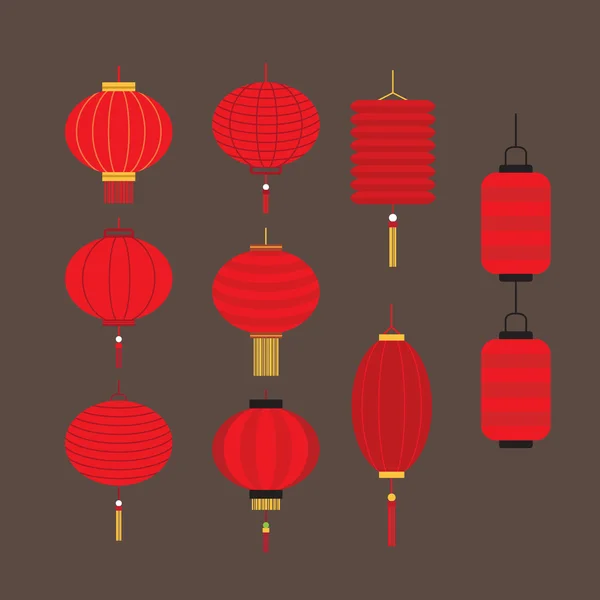 Kırmızı Çin fener topluluğu