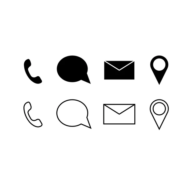 Conjunto de iconos de gadget moderno delgado de moda — Vector de stock