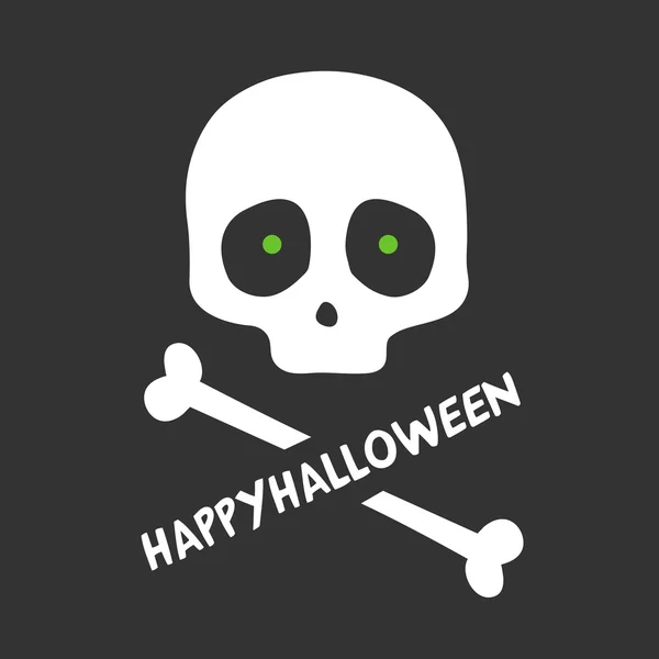Illustration abstraite du crâne pour Halloween . — Image vectorielle