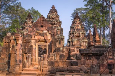 temple ruins of Banteay Srei clipart