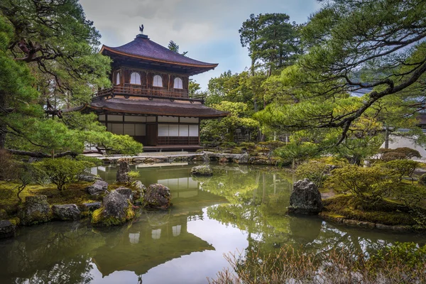 Zen Garden στο Κιότο Ιαπωνία — Φωτογραφία Αρχείου