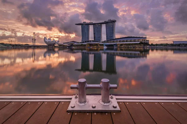 Marina Bay a Singapore — Foto Stock