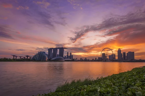 Singapore uitzicht op de stad — Stockfoto