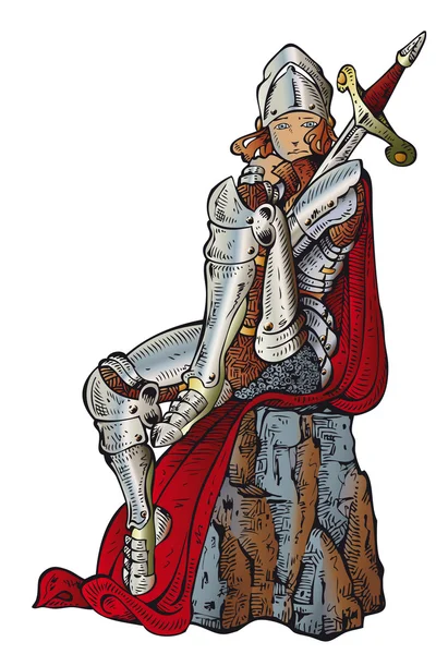 Joan of Arc Stok Vektor Bebas Royalti