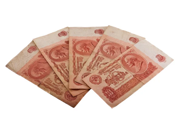 Soviet 10 rubles — Stock Photo, Image