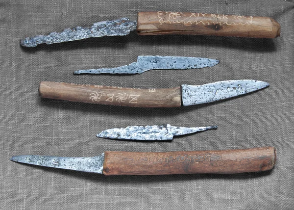 Couteaux médiévaux — Photo