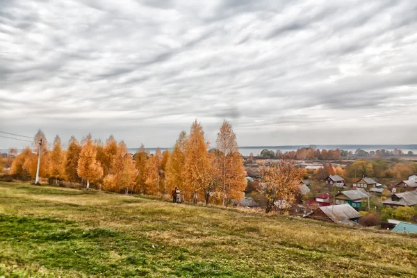 Herfst avond landschap — Stockfoto