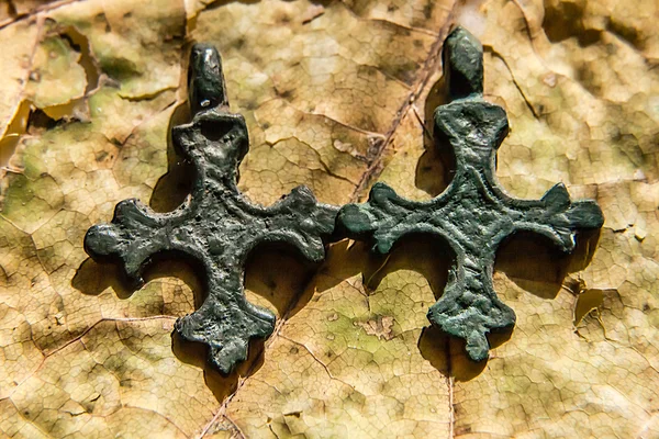 Два креста — стоковое фото