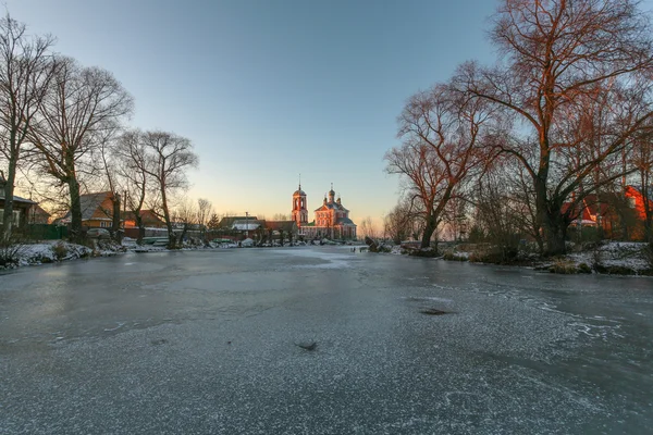 De daling van de winter in Pereslavl — Stockfoto