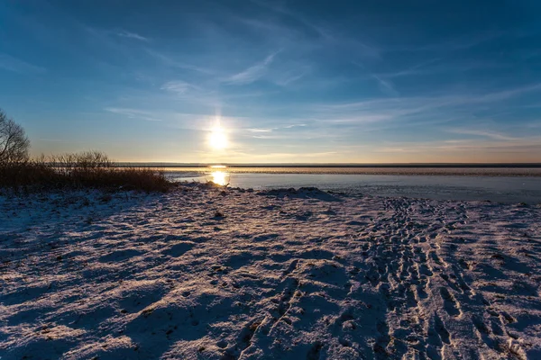 Zimní pobřeží — Stock fotografie