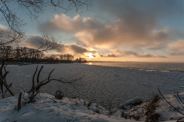 Cold decline in warm colors — Stock Photo, Image