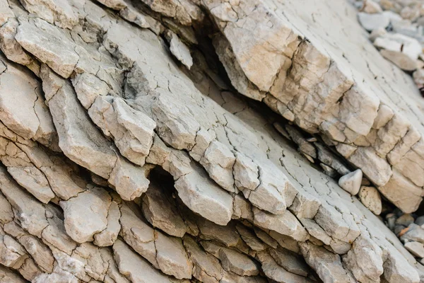 Close-up de camadas de pedra calcária — Fotografia de Stock