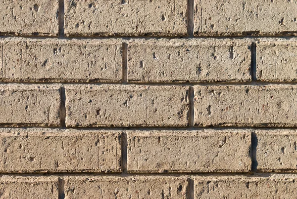 Blek brun tegel vägg bakgrund — Stockfoto