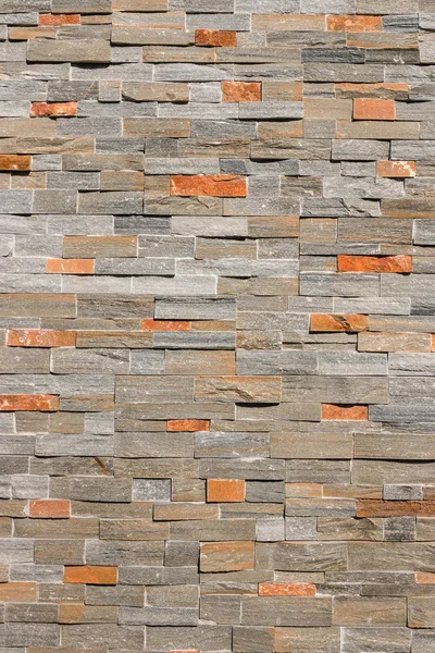 Natural stone veneer wall — Stock Photo, Image