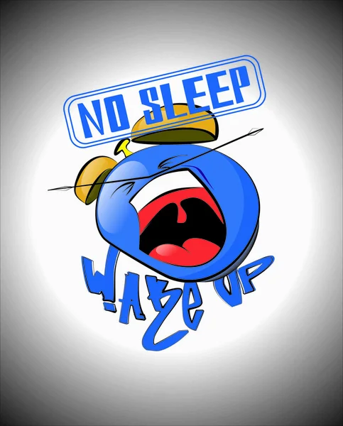 Despierta. — Vector de stock