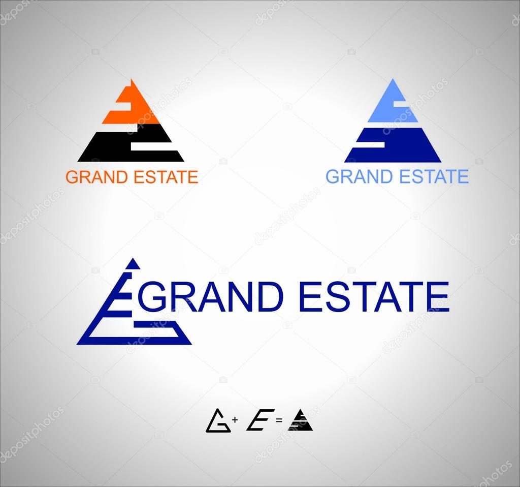 Grand estate logo, real estate agency logo