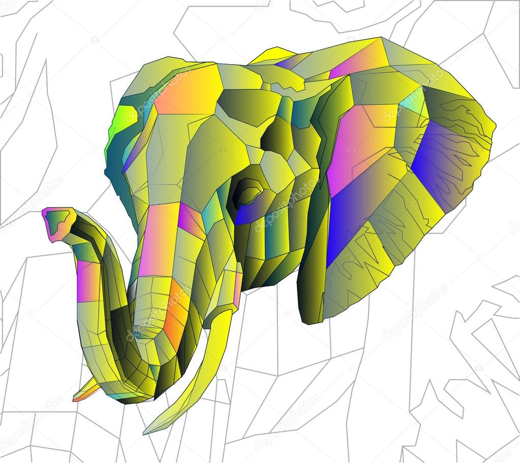 Elephant logo vector