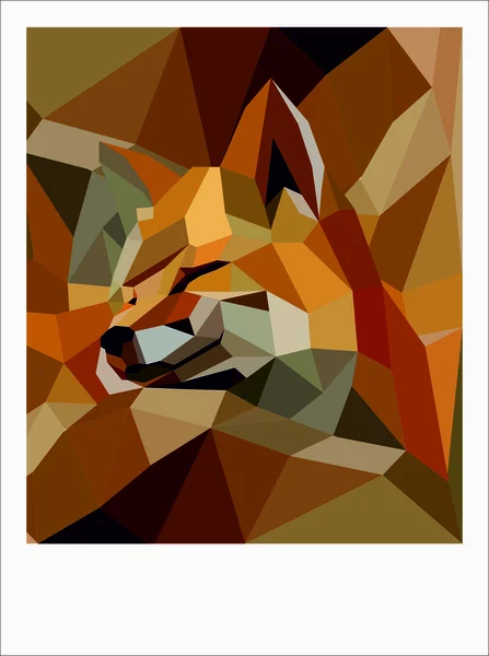 Ευτυχής αλεπού — Διανυσματικό Αρχείο